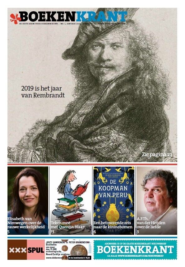 Nu verschenen: Boekenkrant editie 7 januari 2019 – Met A.F.Th. van der Heijden, Felix Weber en Rembrandt