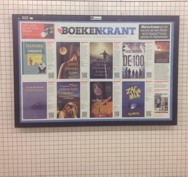 Op 1 december start Boekenkrant-poster - bereik Boekenkrant verhoogd naar 1 miljoen lezers!