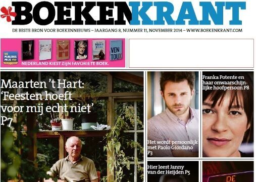 Nu verschenen: Boekenkrant editie 3 november 2014 met Maarten 't Hart, Tomas Ross en Malala
