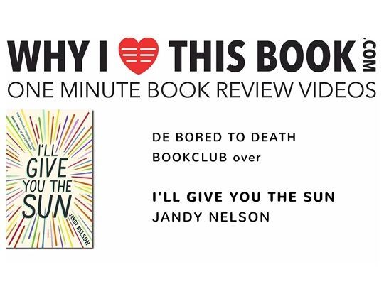 Why I love this book: I'll give you the sun